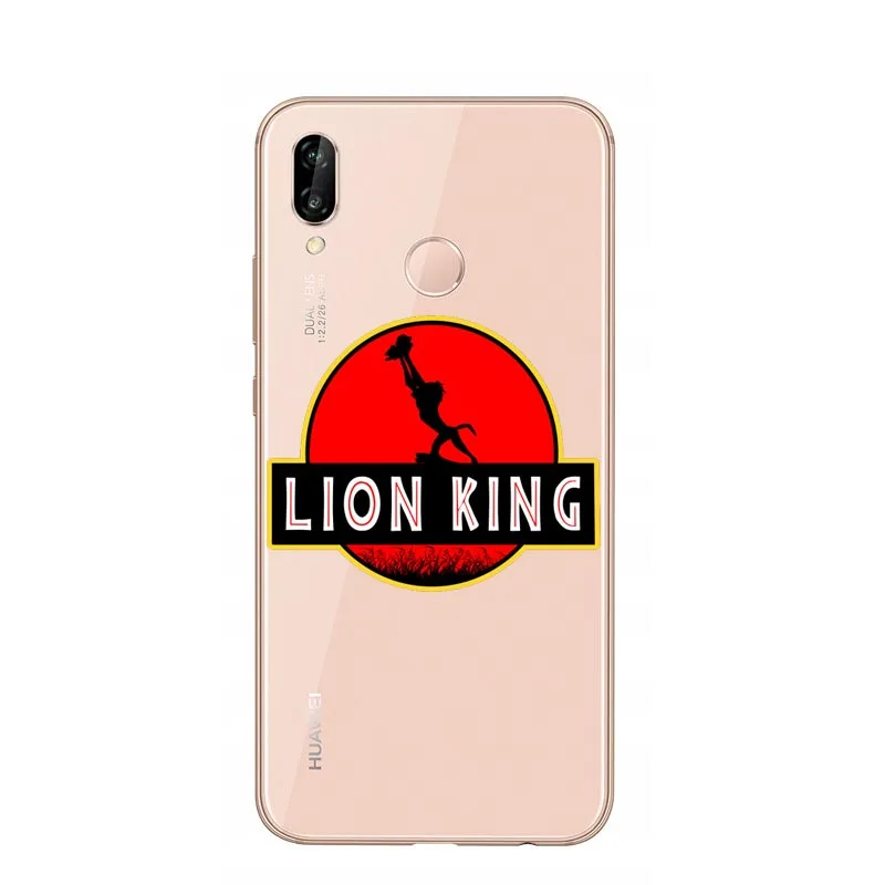TPU Lion King Hakuna Matata Soft Phone Case Cover For Huawei Mate 10 20 Lite P30 Pro P10 Lite P8 Lite P30 Lite P20 Lite P20Pro - Цвет: TPU
