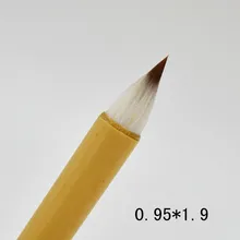 2 шт./лот, китайская шерстяная и фиолетовая кроличья шерсть, ручка-кисть для каллиграфии, ласка, шерстяная, несколько волос, обычная, для письма, кисть Lian