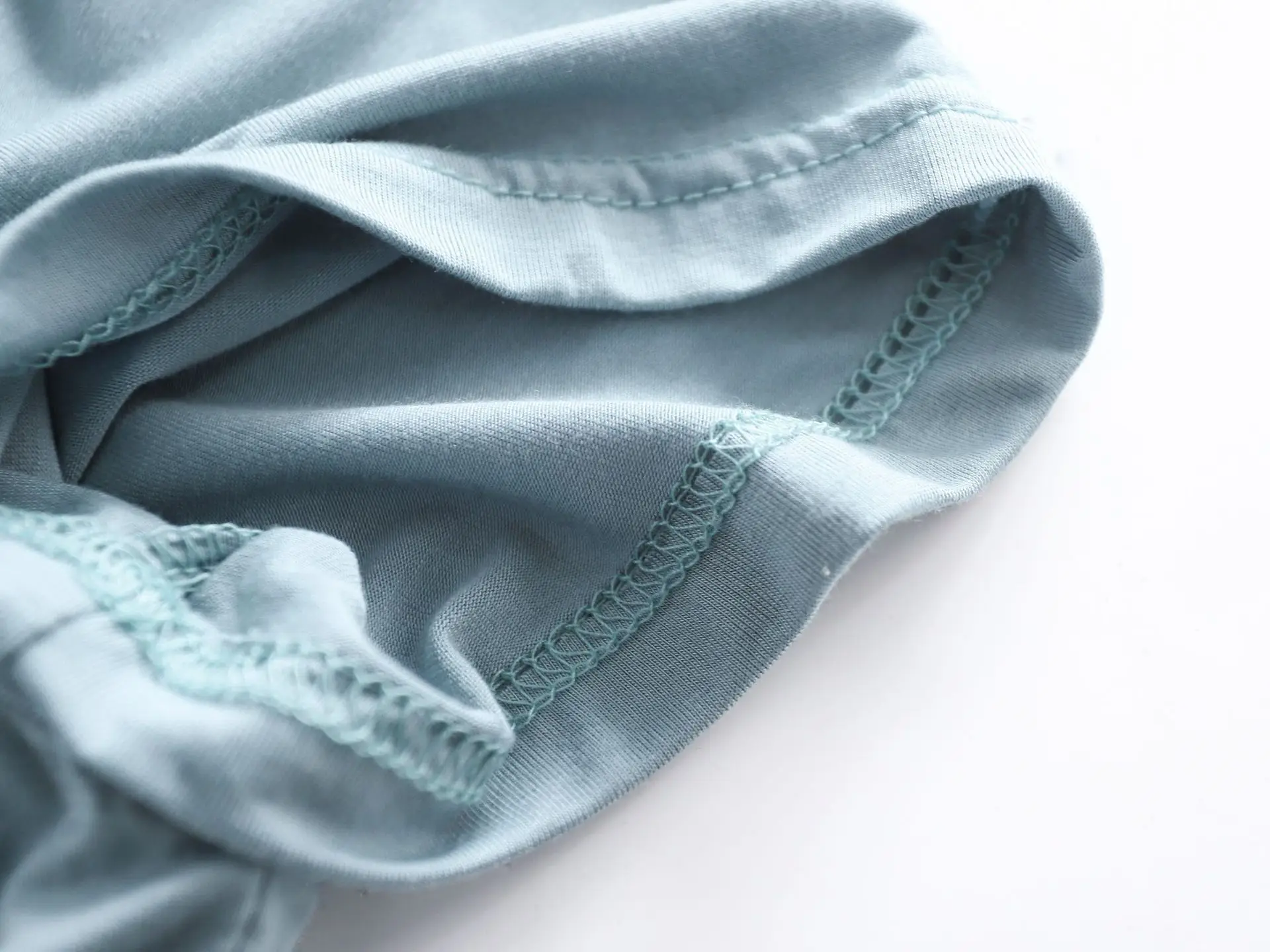 Modales, bedrucktes Kurzarm-Nachthemd mit Brustpolster, Damen-Nachthemden, BH-Rüschenkleid, sexy Damen-Nachthemd, Homewear – Detail 16