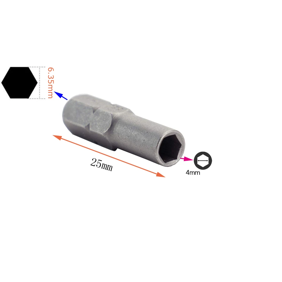 ASW Sechskant-Bit 1/4 Inch E 6,3 SW 2,5mm 50 mm Ausfü ASW Sechskant-Bit 1/4 Inch E 6,3 SW 2,5mm 50 mm Ausfü