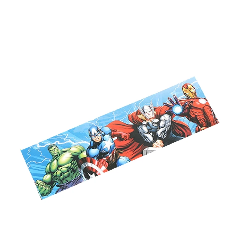 Bottle sticker 12pcs Коробки для попкорна с супергероями Мстителями, украшения для дня рождения, вечерние принадлежности, украшения для дня рождения - Цвет: Bottle sticker 12pcs