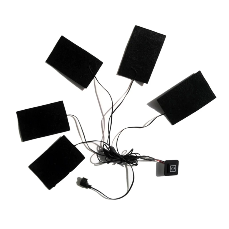 USB грелка для перчаток с подогревом одежда теплая паста коврик Регулируемый третий передач коврик лист нагреватель для теплой женской одежды#3