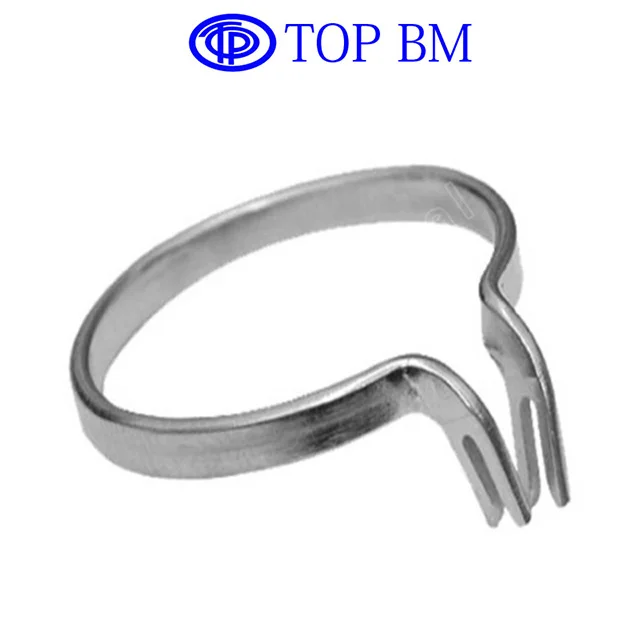 1.299 Ring Стоматологические секционные Контурные матрицы 10 шт. Стоматологическая матрица с формовочным зажимом силиконовые клинья стоматологические аксессуары материал - Цвет: 1.299 Ring