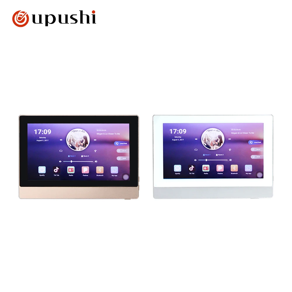 US $412.90 Oupushi HiFi Home Theater System In Wall Stereo Audio Amplifier With Touch Screen Flush Mount Ceiling Speaker