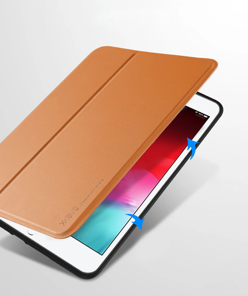 X-Level Чехол-книжка из искусственной кожи для iPad Mini, ударопрочный тонкий Чехол-подставка для iPad Mini 4 7," с функцией сна