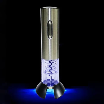 

1X USB Rechargeable Automatic Wine Bottle Opener Electric Corkscrew W/ Paper Cutter Stainless Steel 100-240V AC 50/60Hz
