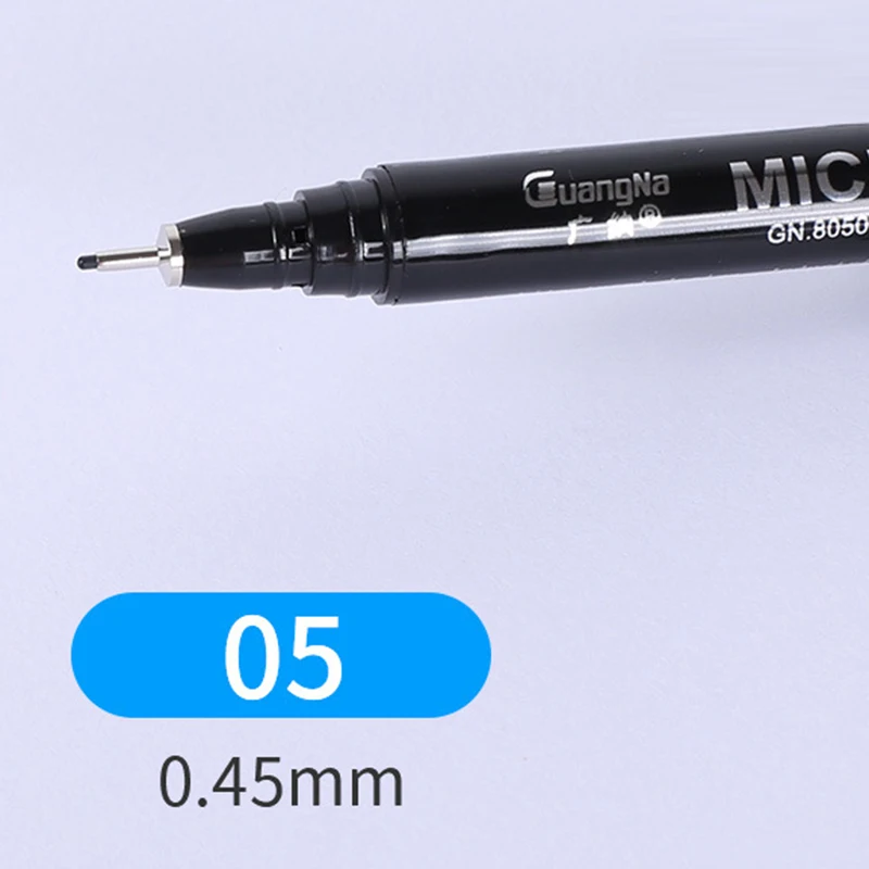 9 шт. набор ручек Fineliner Профессиональный фетровый наконечник искусство Рисование маркером эскиз тонкий карандаш для письма мультфильм манга иллюстрации