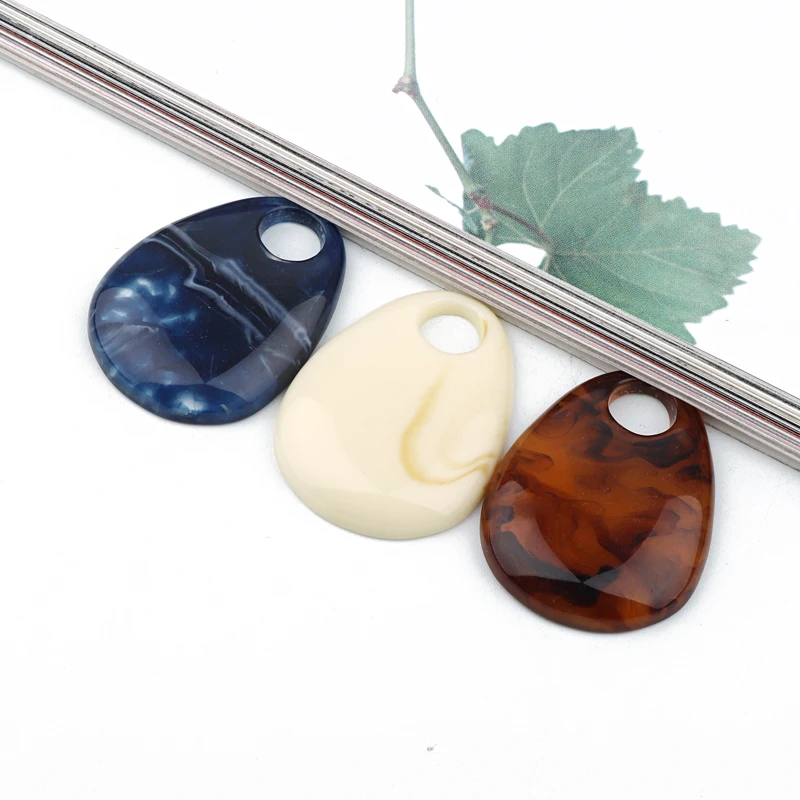 mixed color 10 шт. классические серьги-капли украшения из смолы подвески для ювелирных изделий сделать Висячие Серьги Ожерелье Подвески DIY аксессуары для рук F752 - Окраска металла: mixed color