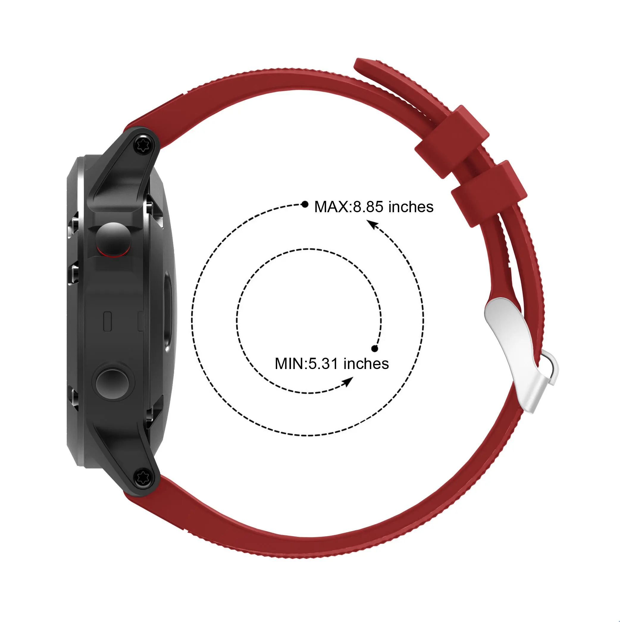 Yayuu ремешок для Garmin Fenix 6/5/Fenix 5 Plus/Forerunner 935/Approach S60/Quatix 5 быстросъемный мягкий силиконовый ремешок для часов