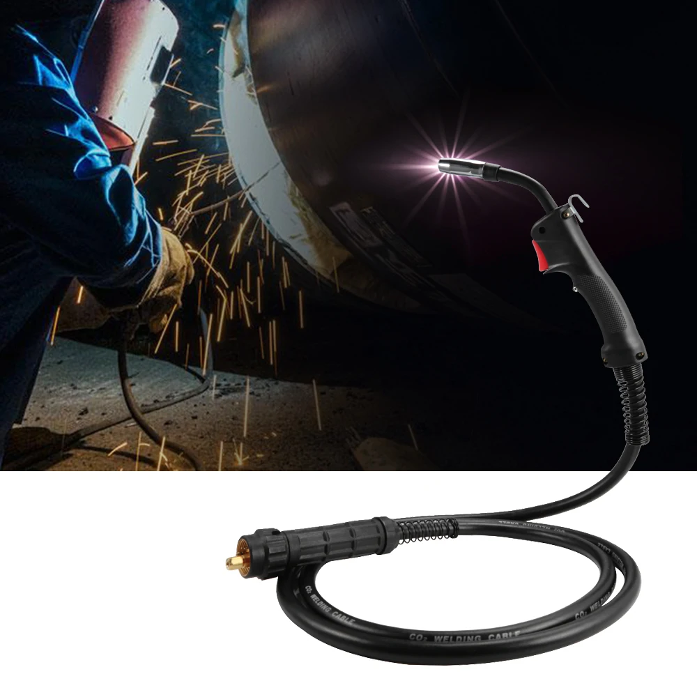 

15AK CO2 Gas Shielded Welding Torch Euro Standard Connector National Standard Edition 3m Highly Flexible Cable Welding Torches