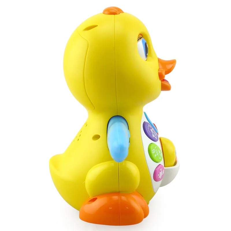 Детские игрушки для детей 1-3 лет, эквалайзер, желтая утка, детские игрушки, универсальные электрические игрушки для детей, Прямая