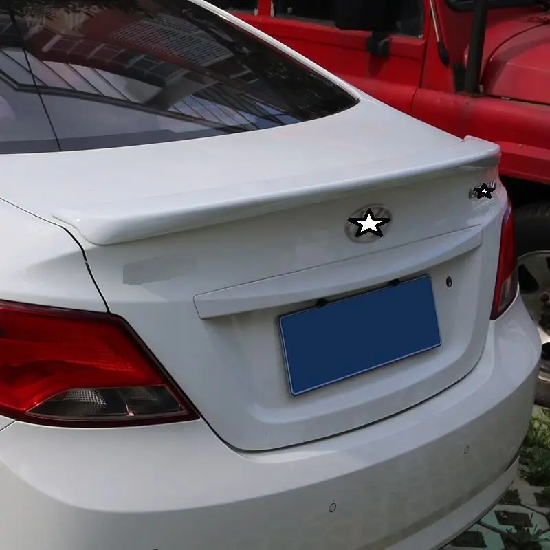 Automovil декоративный аксессуар украшение автомобиля Стайлинг Модифицированная модификация Спойлеры крыльев 10 11 12 13 14 для hyundai Verna