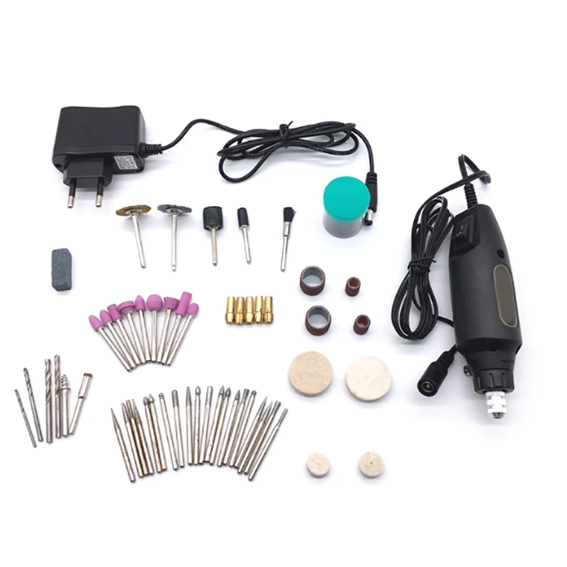 Electric Grinder Mini Drill for Dremel Grinding Set 12V Dc Dremel Accessories Tool For Milling Polishing Drilling Cutting Engrav