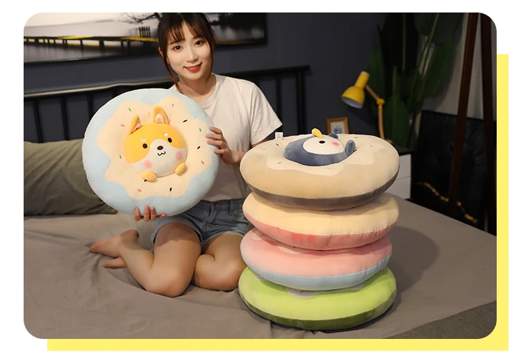 Kawaii Cuddly Animal Donut Plush XL (40cm) - Limited Edition