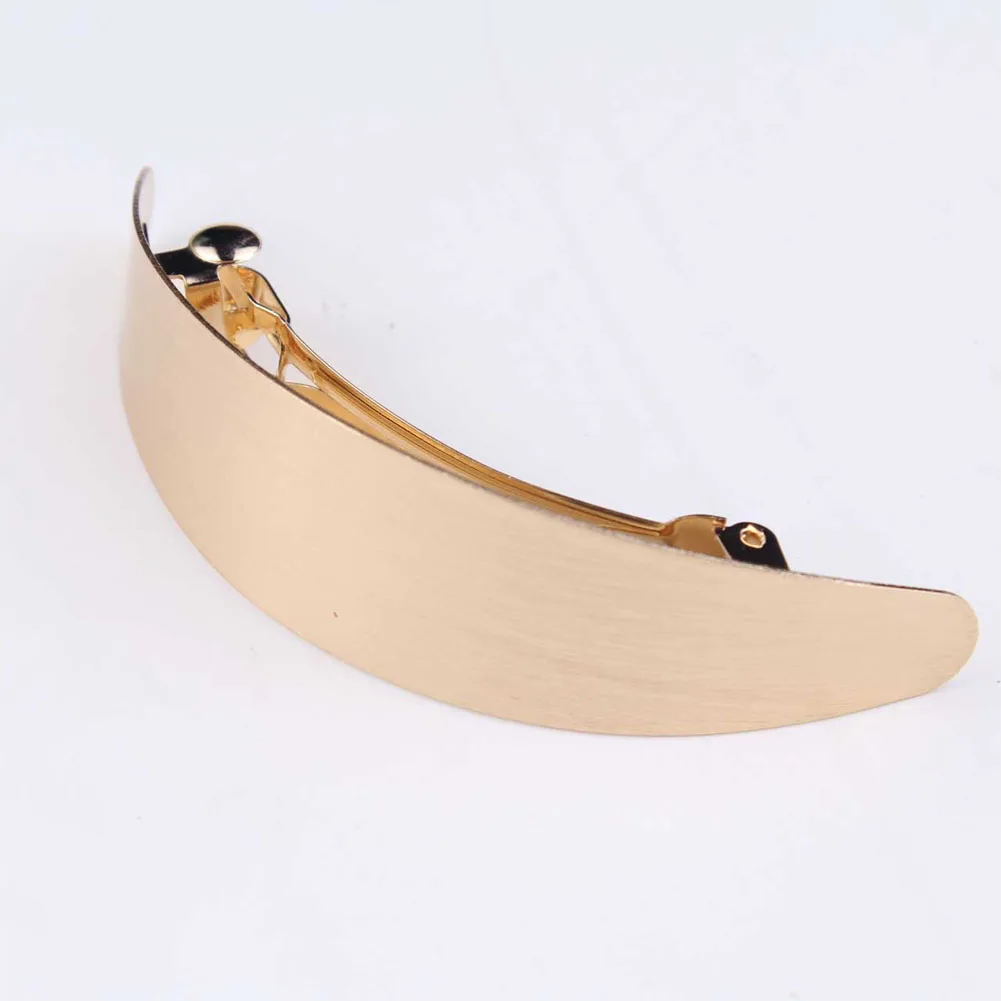 Golden Oval Панк простая шпилька для волос Женский Золотой Серебряный металлический зажим для волос головной убор заколки аксессуары для укладки волос головной убор для девочек - Цвет: Golden Oval