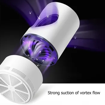 

UV Light Mosquito Killer Lamp Electric Mute Insect Flies Trap Photocatalysis Anti Insect Trap Radiationless Zapper Repellent