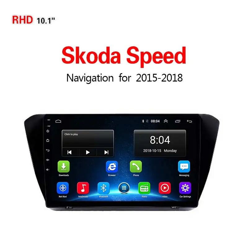 Lionet gps-навигация для автомобиля Skoda speed- 10,1 дюймов RV1022Y - Размер экрана, дюймов: 4G1G16G