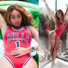 2020 Band New Summer Style Suit Beyonce/Rihanna/Miley Star Jumpsuit BULLS 1 Bodysuit One Piece Swimsuit Women Jumpsuit 2020 Band New Summer Style Suit Beyonce/Rihanna/Miley Star Jumpsuit BULLS 1 Bodysuit One Piece Swimsuit Women Jumpsuit