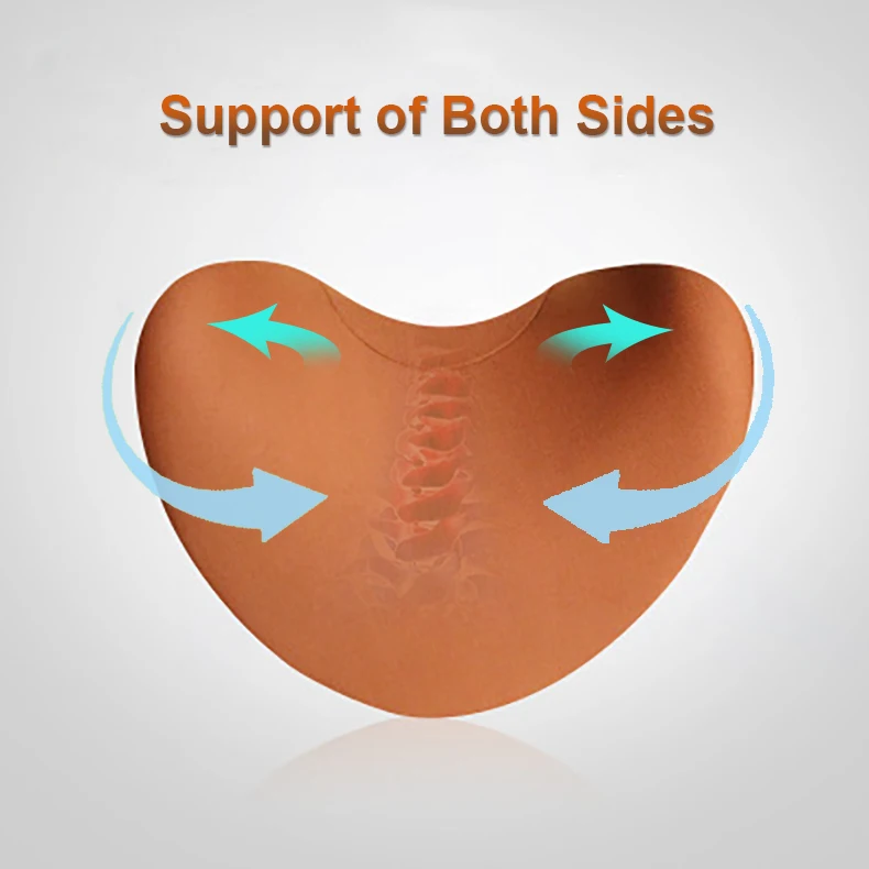 Purenlatex Heart Shape Car Auto Seat Headrest Neck Waist Support Protection Memory Foam (3)