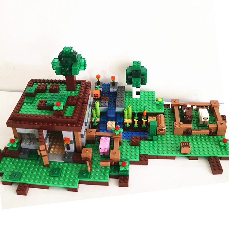 10176 сюрприз! Новинка 670 шт my World Factory строительные блоки Наборы игрушек Minis Кирпичи совместимы с 21114 21115