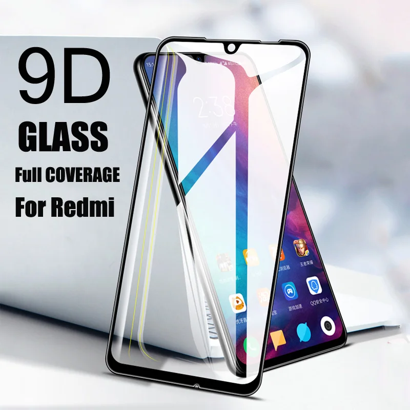 9D закаленное стекло для Xiaomi Redmi Note 7 5 6 Pro Защита экрана 5A 6A Plus S2 4X Защитная