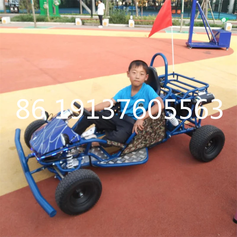 Buggy de dunas 125cc para niños y adultos, Pedal de carreras, arranque eléctrico de gasolina, Go Kart|Go karts| - AliExpress