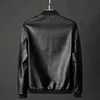 Leather Jacket Bomber Motorcycle Jacket Men Biker PU Baseball Jacket Plus Size 7XL 2020 Fashion Causal Jaqueta Masculino J410 3