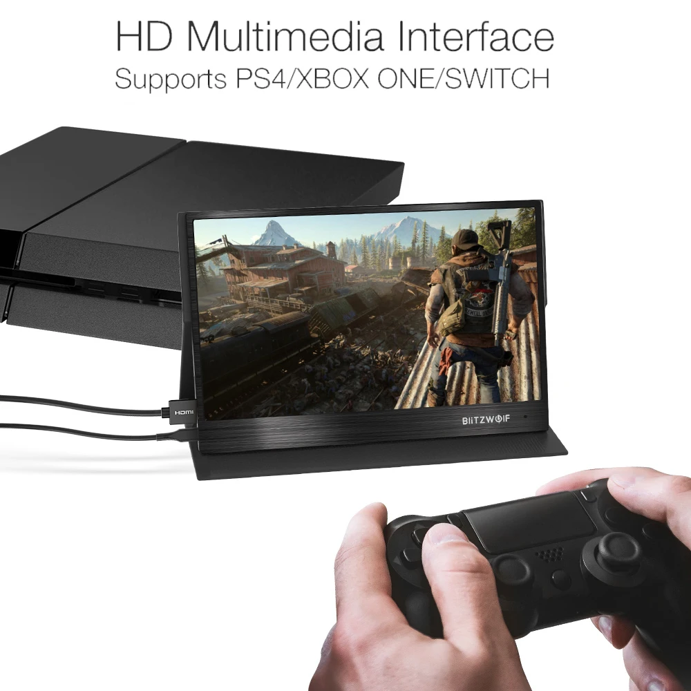 BlitzWolf BW-PCM1 11,6 дюймов DC 5V2A FHD 1080P портативный компьютер ЖК-монитор игровой дисплей экран для планшета ноутбука игровая консоль