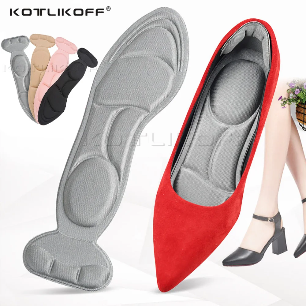 Soft Sponge Insole Pad Inserts Heel Post Back Breathable Antislip For High Heel Shoe Thickening