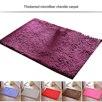

Large Size 60*40cm/80*500cm Thicken Chenille Bath Mat, Bathroom Rug Carpet for Living Room Floor Mat Soft Plush Absorbent Mat