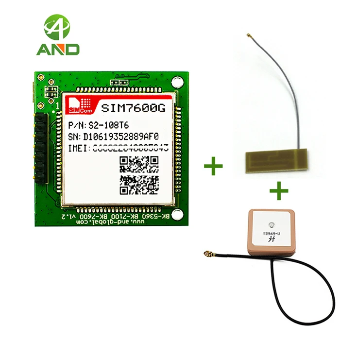 SIM7600G breakout, комплекты mini SIM7600G CAT1, плата модуля SIM7600G - Цвет: With PCB GPS antenna