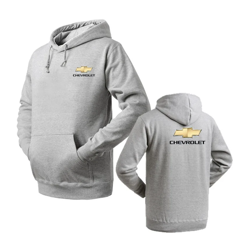 Модный пуловер с капюшоном, мужская толстовка с логотипом Chevrolet, пуловер с капюшоном, хлопковые топы, стильные брендовые новые мужские толстовки с капюшоном