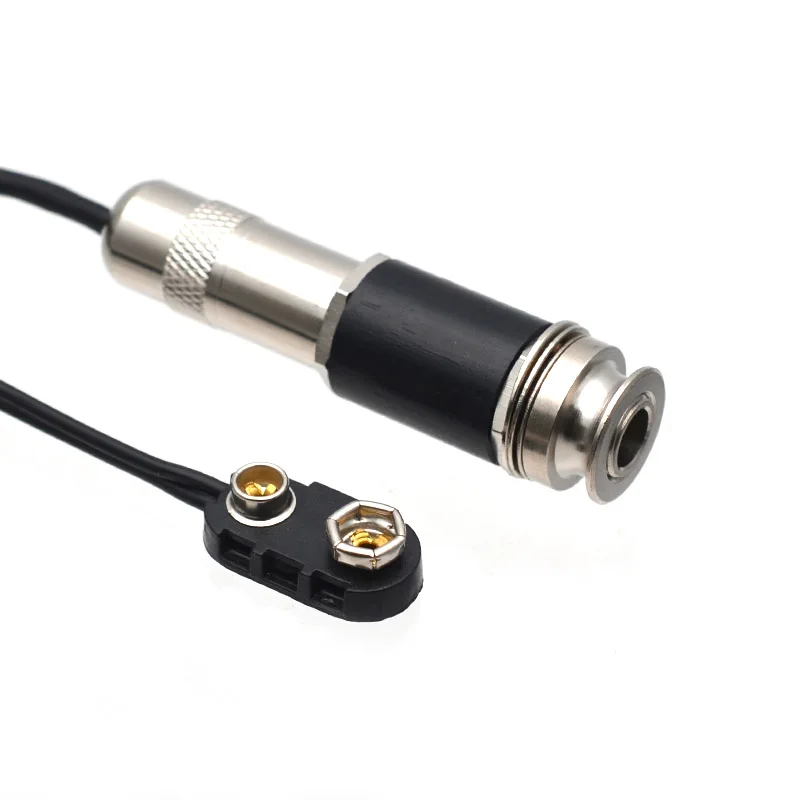 Skysonic T-903 Активный акустический звукосниматель для гитары хамбакер звукосниматель магнитный+ микрофон Отличный Бас и средний диапазон отклика