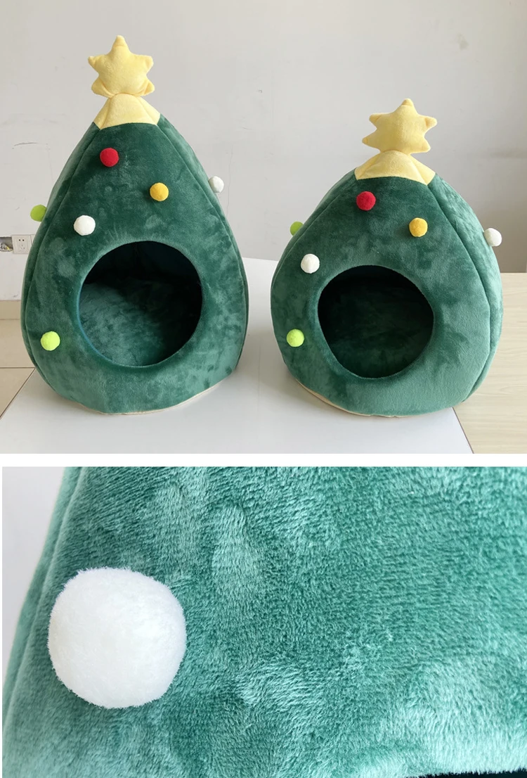 Christmas-Tree-Cat-Bed-Indoor-Soft-Warm-Cats-Dog-House-Puppy-Cage-Cave-Sleeping-Mat-Cats-Products-for-Pets-Winter-Supplies-Green-07
