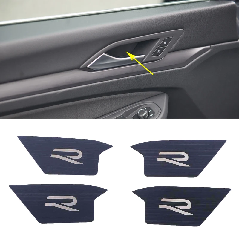 Car Interior Accessories For Volkswagen VW Golf 8 MK8 2020 2021 LHD Water Cup Cover Air Vent Trims Window Lift Switch Panel Trim