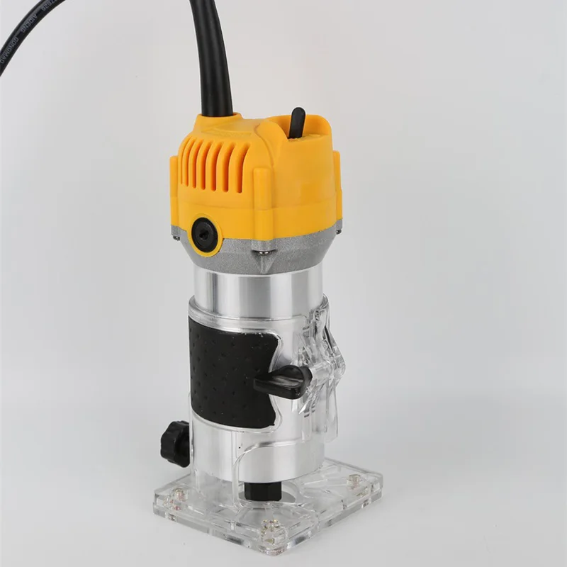 BMBY-Us Plug, 220 В 1800 Вт Электрический триммер 6,35 мм ручной деревообрабатывающий фрезерный станок обрезки машина для резки и резьбы деревообрабатывающий ламинатор инструмент