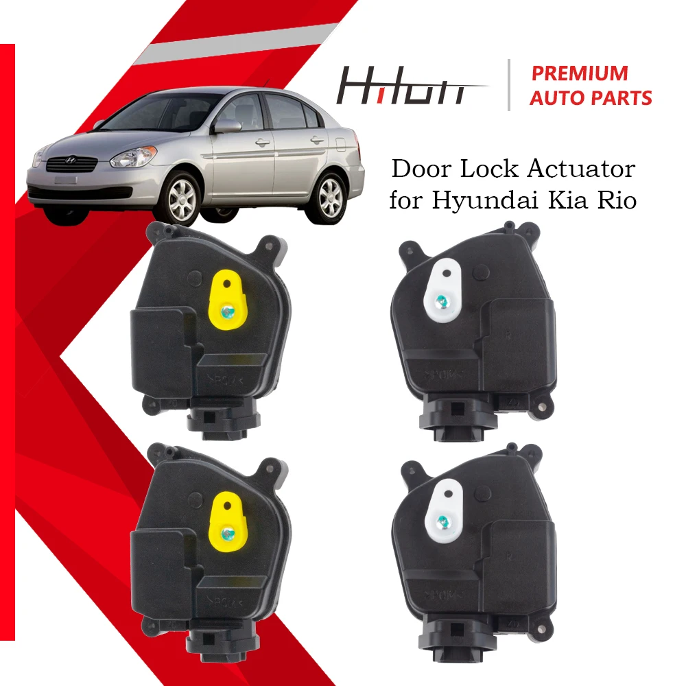Front Rear Left Right Car Door Lock Actuator Latch Motor for 2006-2011 Hyundai Accent Kia Rio(5) 95735-1G020 | Автомобили и