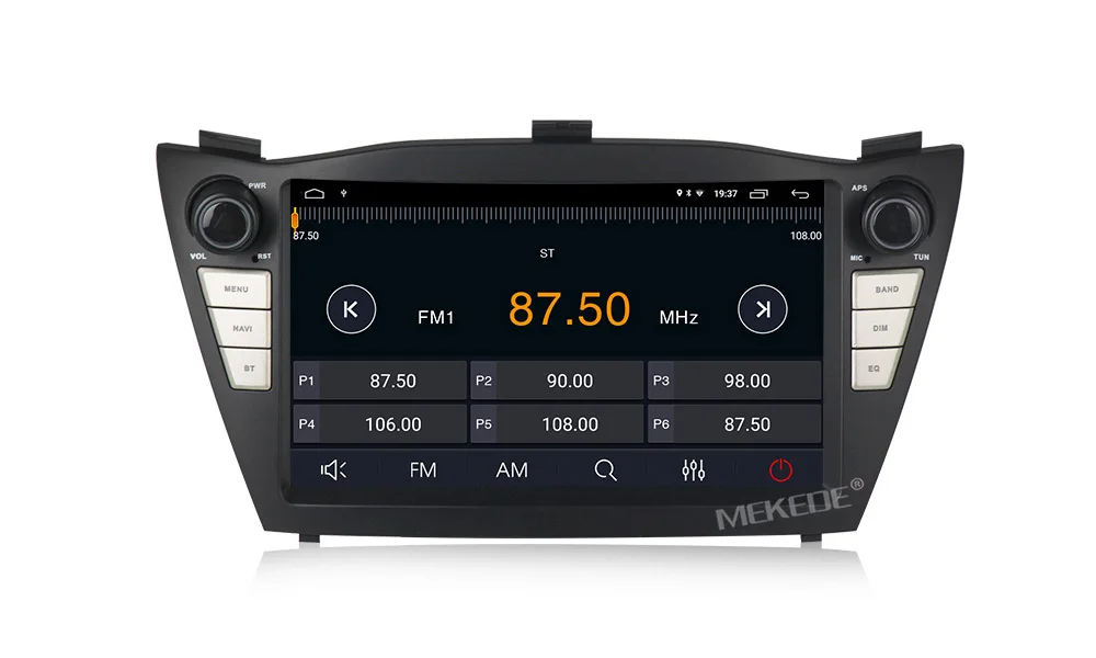 MEKEDE Android 9 2din автомобильный радиоприемник для 2009 2010 2011 2012- hyundai IX35 GPS; Мультимедийный проигрыватель с Bluetooth WI-FI OBD2