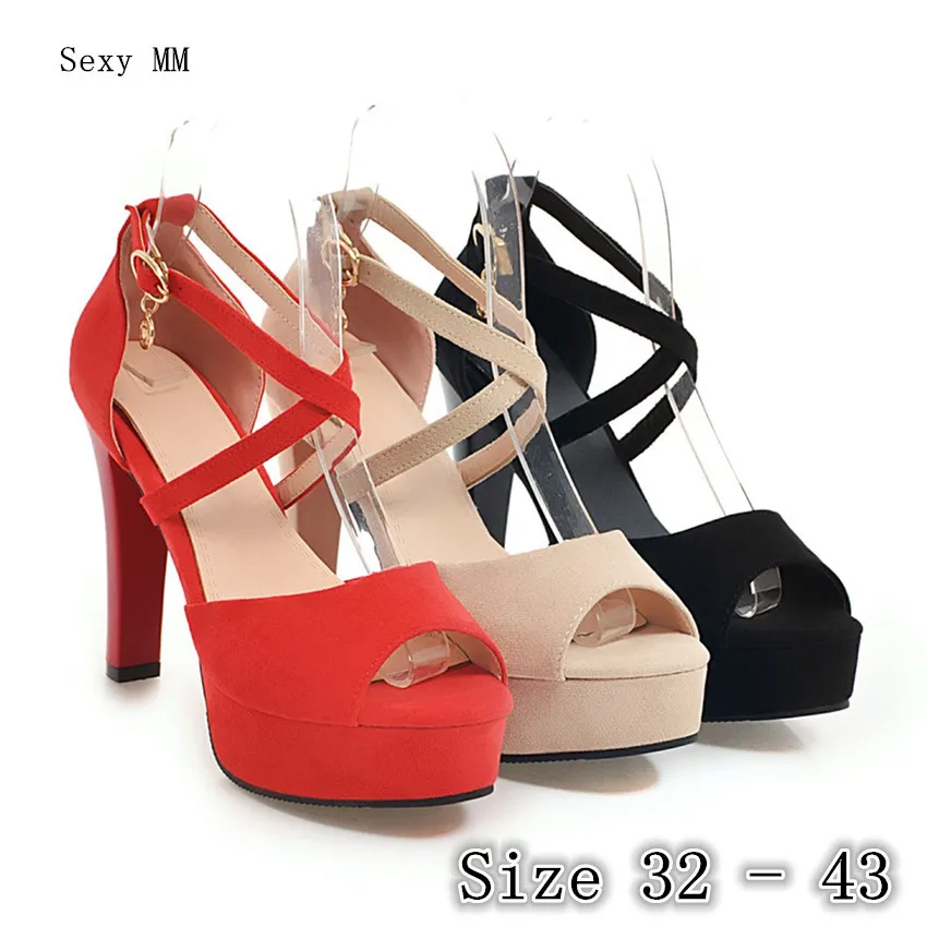 small platform heels