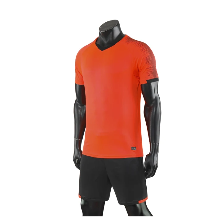 Детские мужские футбольные Джерси, наборы для взрослых, персональная футбольная на заказ комплекты униформы для детей, Спортивная тренировочная майка - Цвет: Orange