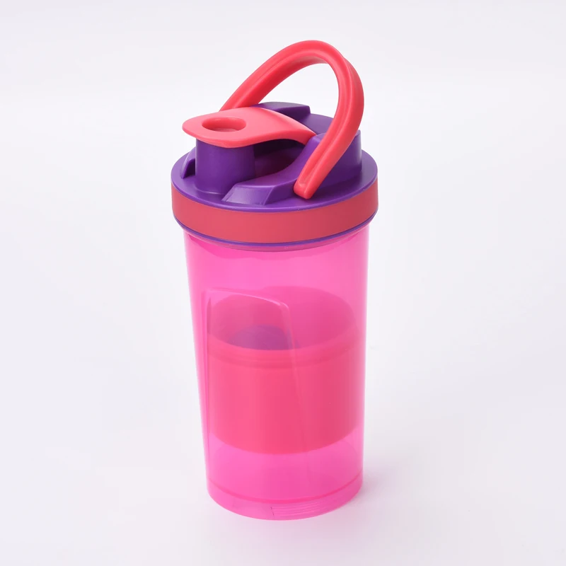 Shaker Outdoor Travel Portable Drinkware Tritan Plastic Whey Protein Powder Sport Shaker Bottle For Water Bottles With Straw
