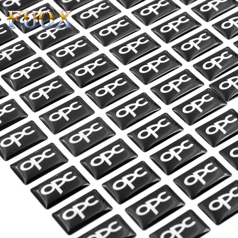car styling small sticker steering wheel epoxy emblem Badge decal for OPC seat opel skoda vrs accessories | Автомобили и