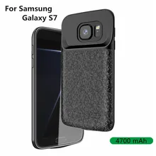 KQJYS 4700 мАч ультра тонкий внешний аккумулятор задняя крышка для samsung Galaxy S7 портативное зарядное устройство чехол внешний аккумулятор чехол
