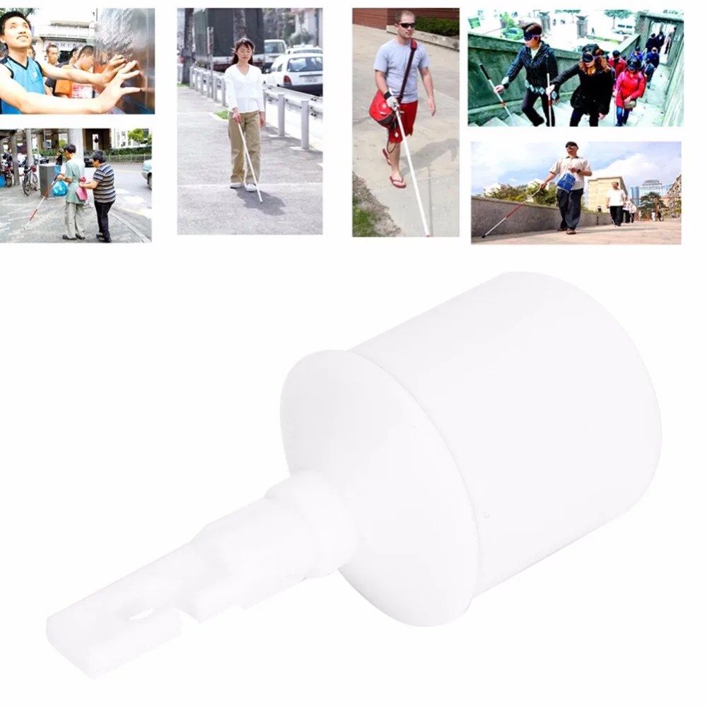 Description Picture 5 of item1Pc Plastic Cane Tip Hook Type Walking Climbing Stick Pole Protector Cap Tip Replacement Accessory For Blind Elderly