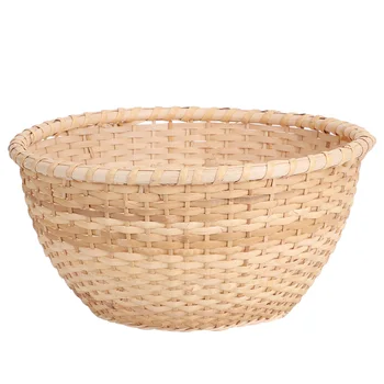 

Round Shape Rattan Bread Fruit Snacks Storage Baskets Food Serving Baskets Suitable For Outdoor Home Furnishings Gardening Hotel