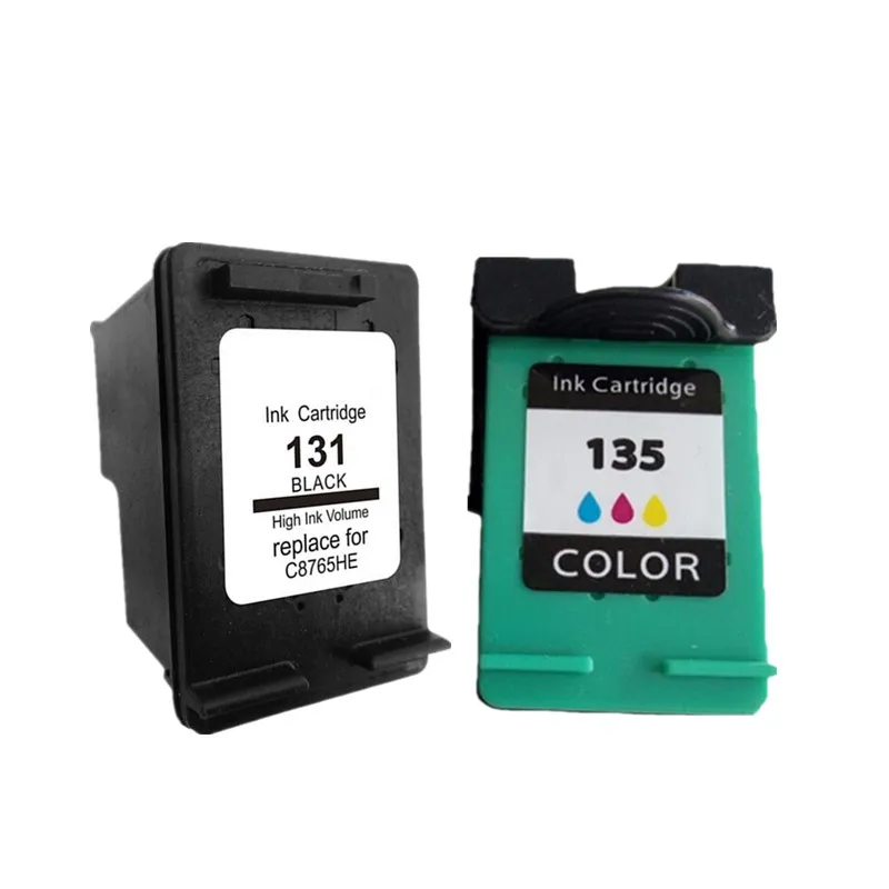 Картриджи чернильные для принтера 135 XL 135XL HP135 HP135XL Photosmart Pro B8353 1600 PSC 1610 1610xi 1613 2350 2353