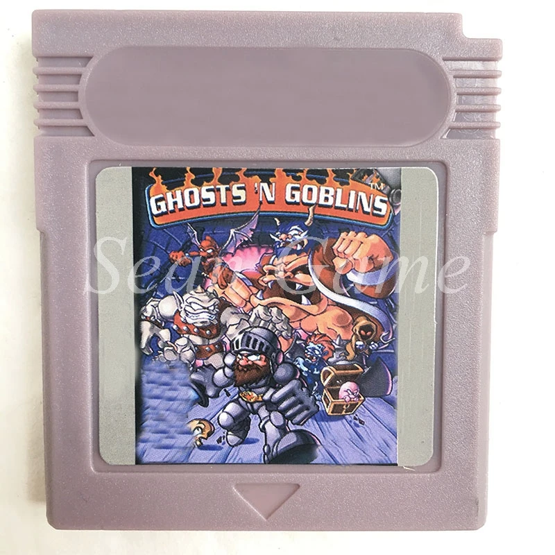 16 бит портативная консоль видео игровая карта картридж для Ghosts N Goblins серый/синий