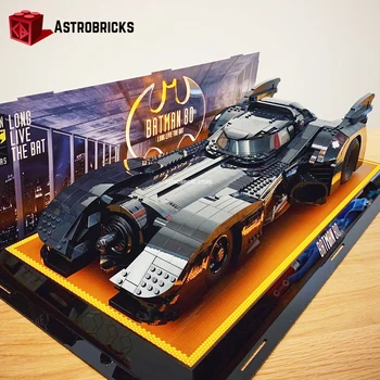 

1989 Batmobile 3472Pcs Super Hero Jisi Brand 7188 Building Blocks Toys J59005 Compatible 76139 Bricks Model Set Batman DC