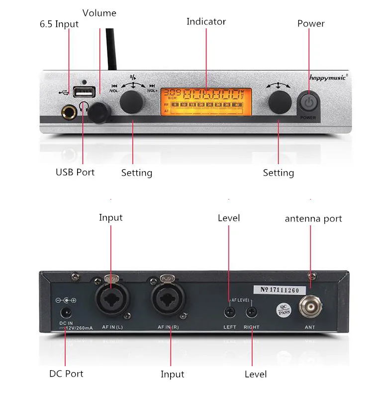 Finlemho In Ear Monitoring Wireless System