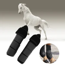 1 пара, регулируемые конные сапоги для поврежденного сухожилия, Лошадиная шина, Защита ног, опоры, оборудование для верховой езды